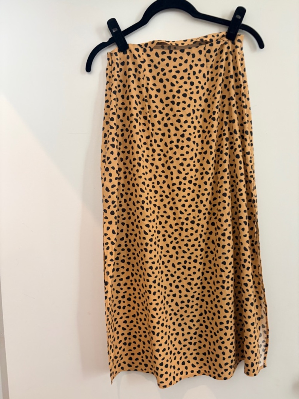 Marine Layer Ryan Midi Slip Skirt Cheetah Leopard Animal Print Size 2 EUC - Picture 2 of 7